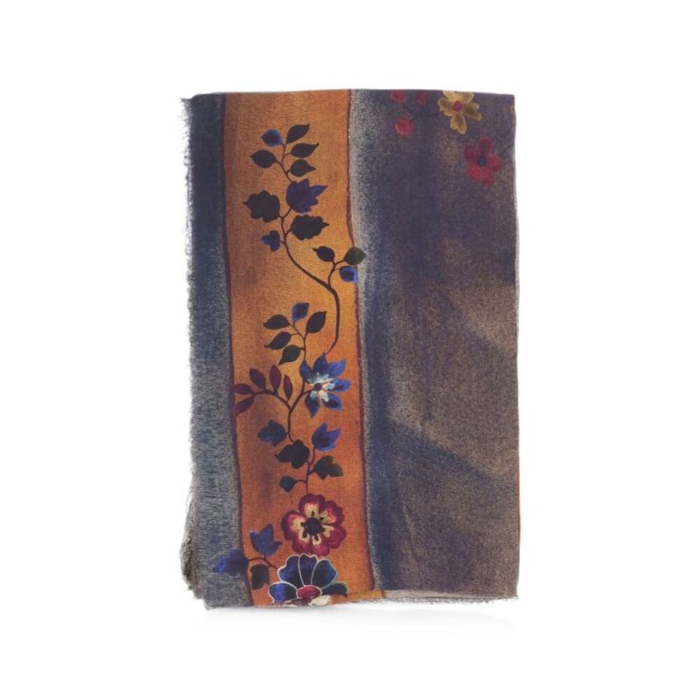 Faliero Sarti Women Kaki Carpet Print Stole